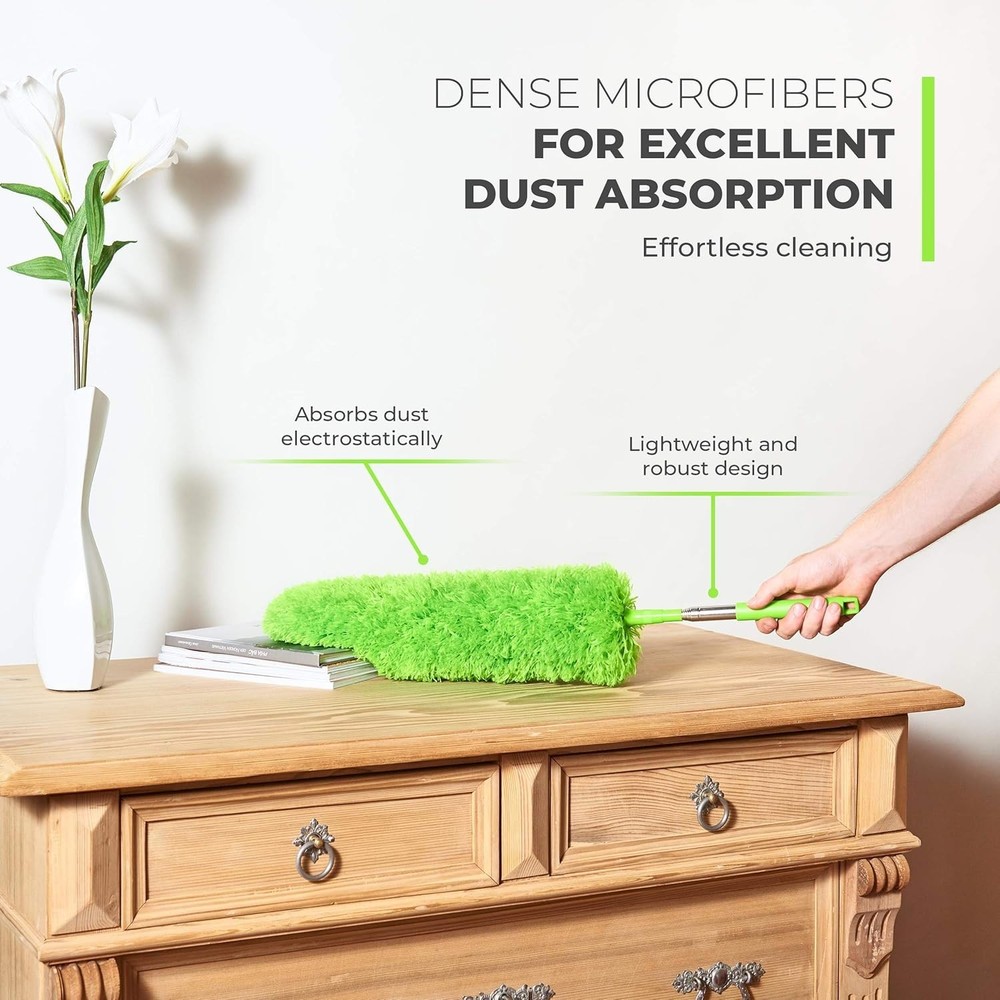 Electrostatic Microfiber Duster - Bendable Head