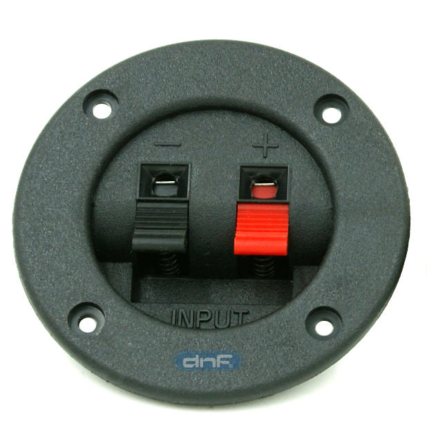 DNF 1 PCS  SUBWOOFER SPEAKER ROUND BOX TERMINAL SPRING CUP PLATE CONNECTOR SUB