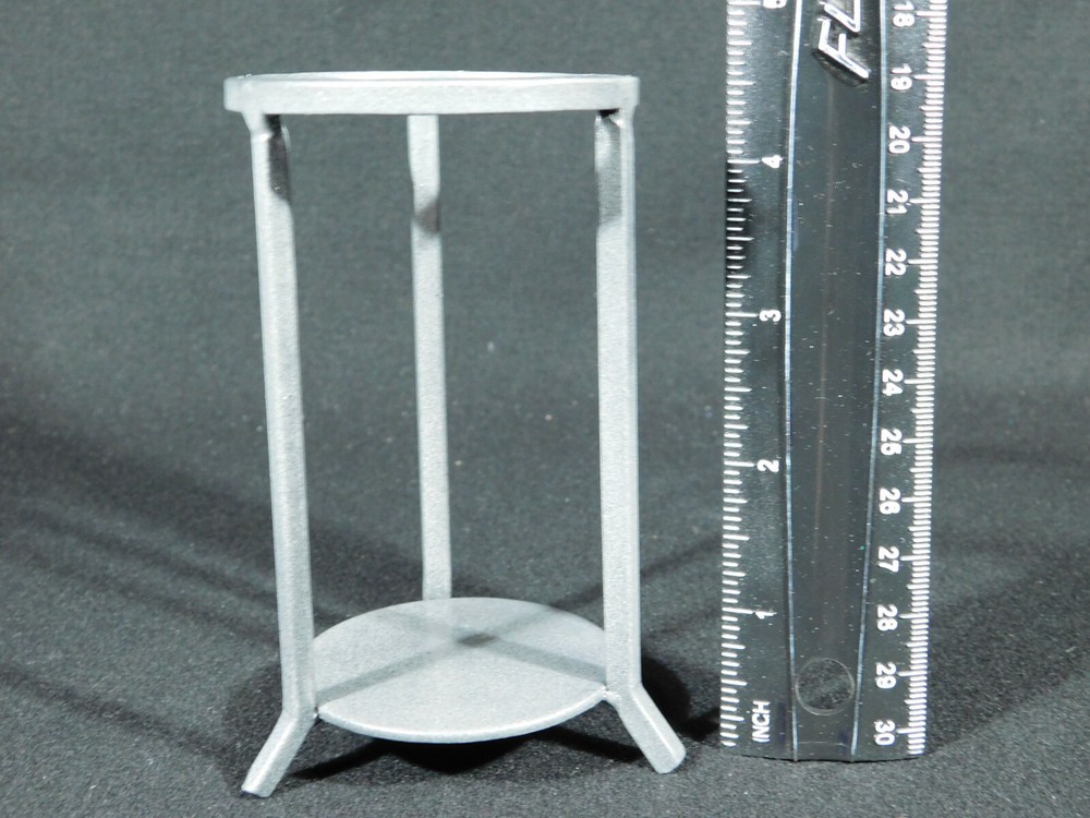 Sphere Display Stand Dark Silver Tall Medium Size