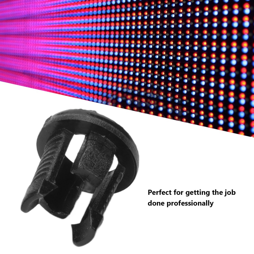 ♡ 5mm Black 200Pcs Plastic LED Holder Light Mounting Holders Bulb Diode Base