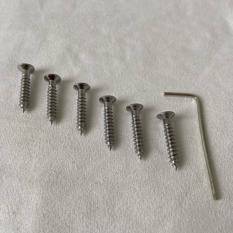 Chrome 6 String Electric Bass Guitar Fixed Bridge