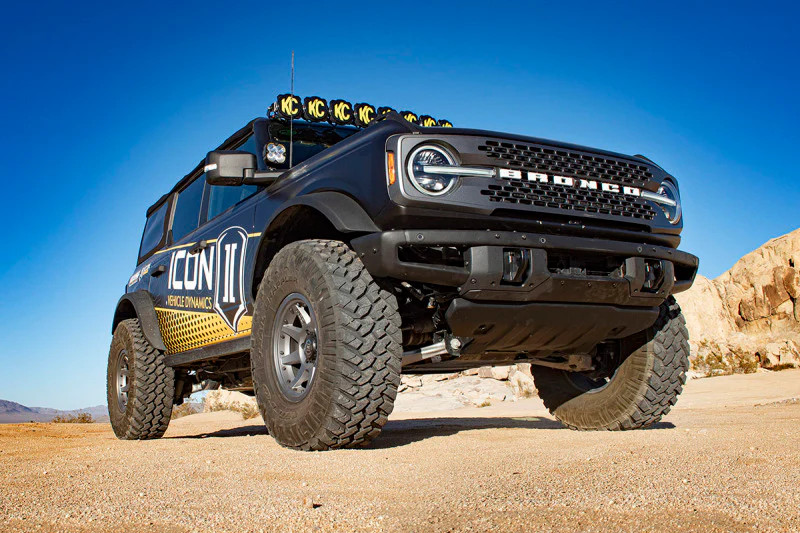 ICON 48700E 1.5-4" Lift Front 2.5 VS RR/CDEV Coilover Kit for 21-23 Ford Bronco