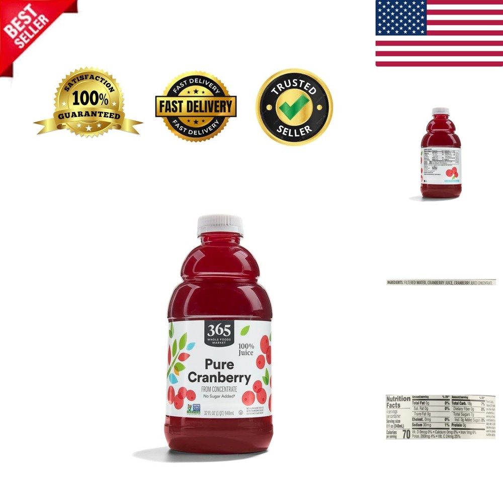 100% Cranberry Juice, 32 Fl Oz
