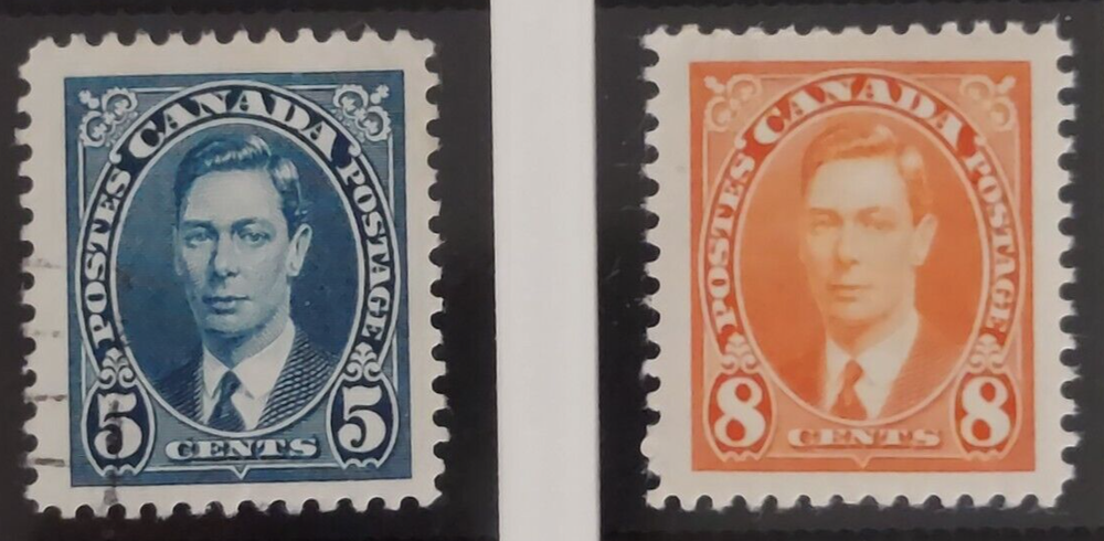 Canada 1937 King George VI SN: CA 231-236