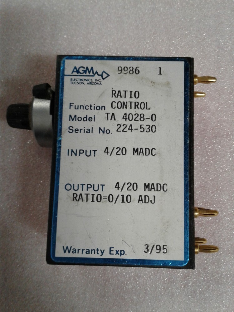 AGM Electronics TA 4028-0 Ratio Control 4/20MADC