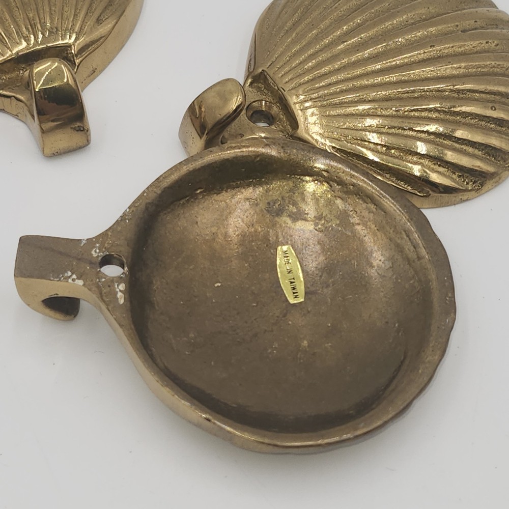 Solid brass Vintage Shell wall Hook seashell