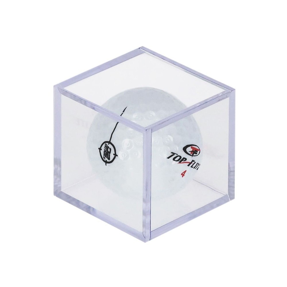 (144) GOLF BALL or MINI FIGURINE SQUARE CLEAR CUBE DISPLAY CASE STORAGE HOLDERS
