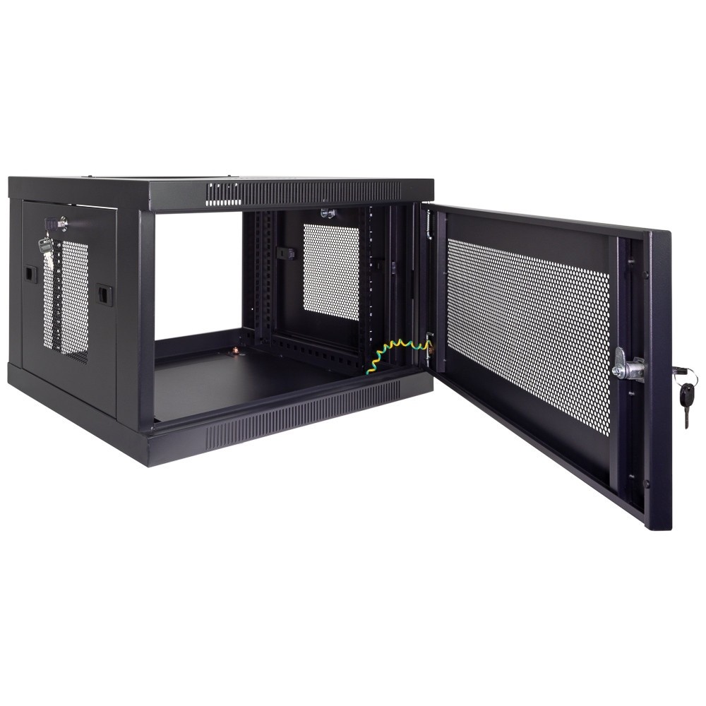 NOB NavePoint Performance Series 6U 450mm Depth Perforated Networking Cabinet