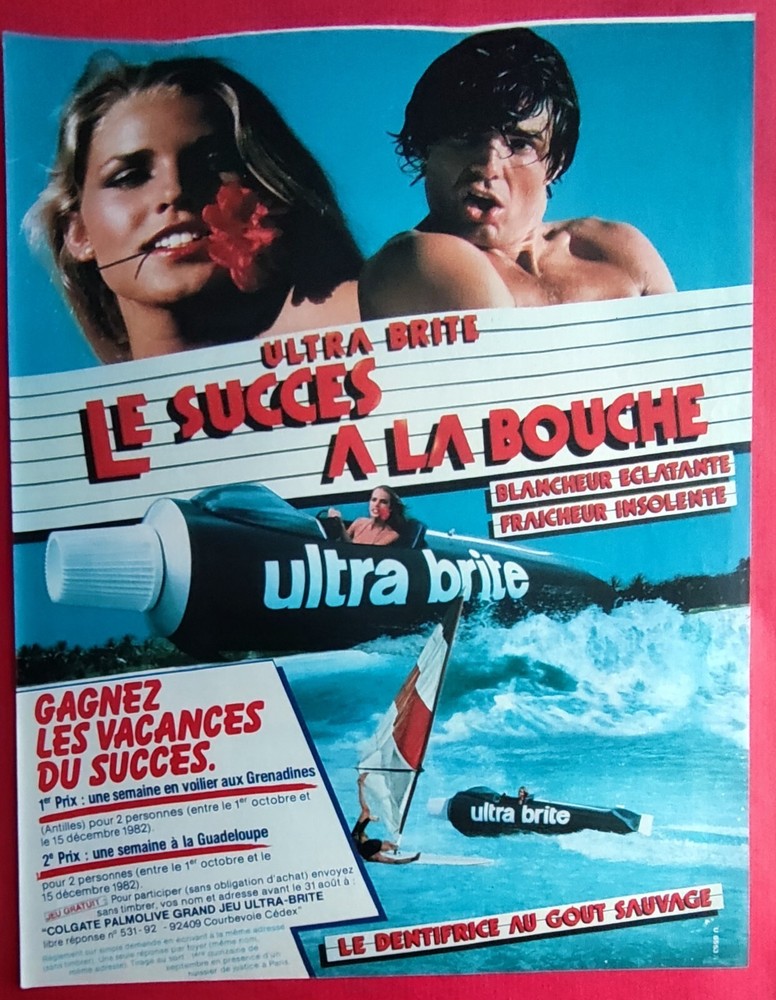 Press Ad: 1982 ULTRA BRITE Toothpaste