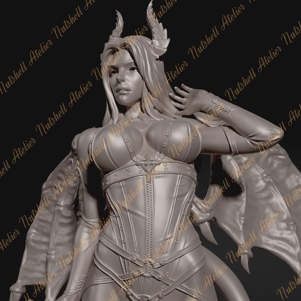 Succubus Whip 3D Print Model Kit Unpainted Unassembled 3 Version NSFW