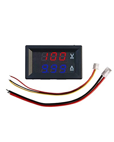 5PCS 0.28" Digital Volt Amp Voltmeter Ammeter Meter DC 100V 10A 3 Bits