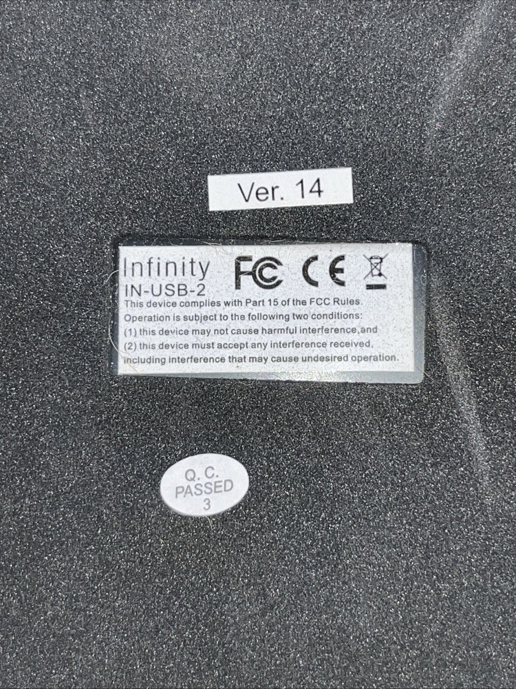 Infinity Pedal IN-USB-2 Ver. 14 - 3 Button Transcription Audio Controller