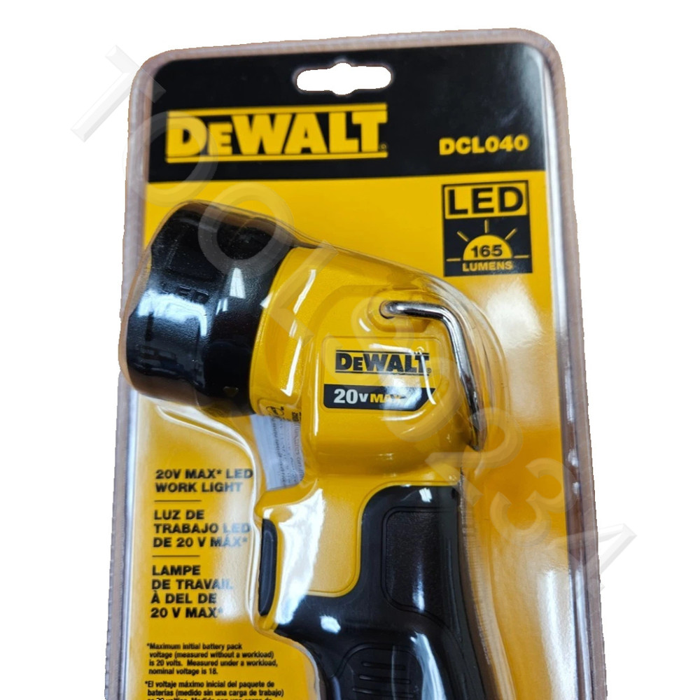 Dewalt DCL040 20V Max Work Light Flash Light TOOL ONLY