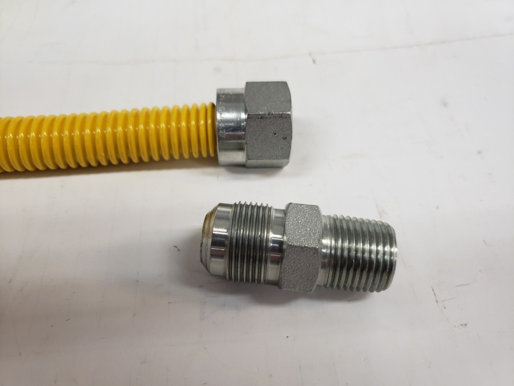 BrassCraft CSSL54-18 3/8"X18" Gas Connector Line 1/2" ID