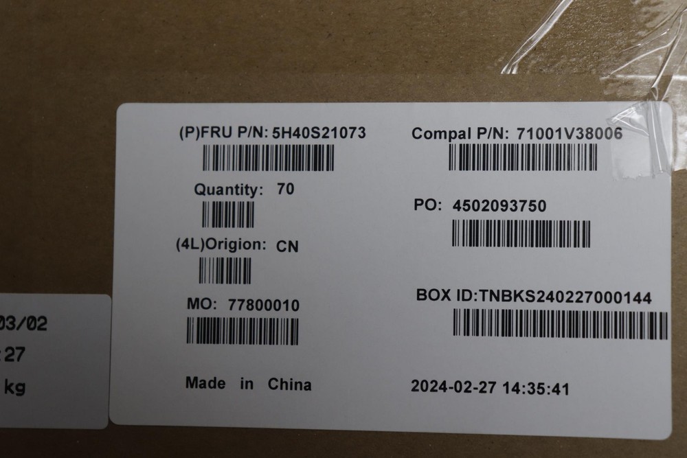 5H40S21073 Heatsink C 83DD HY