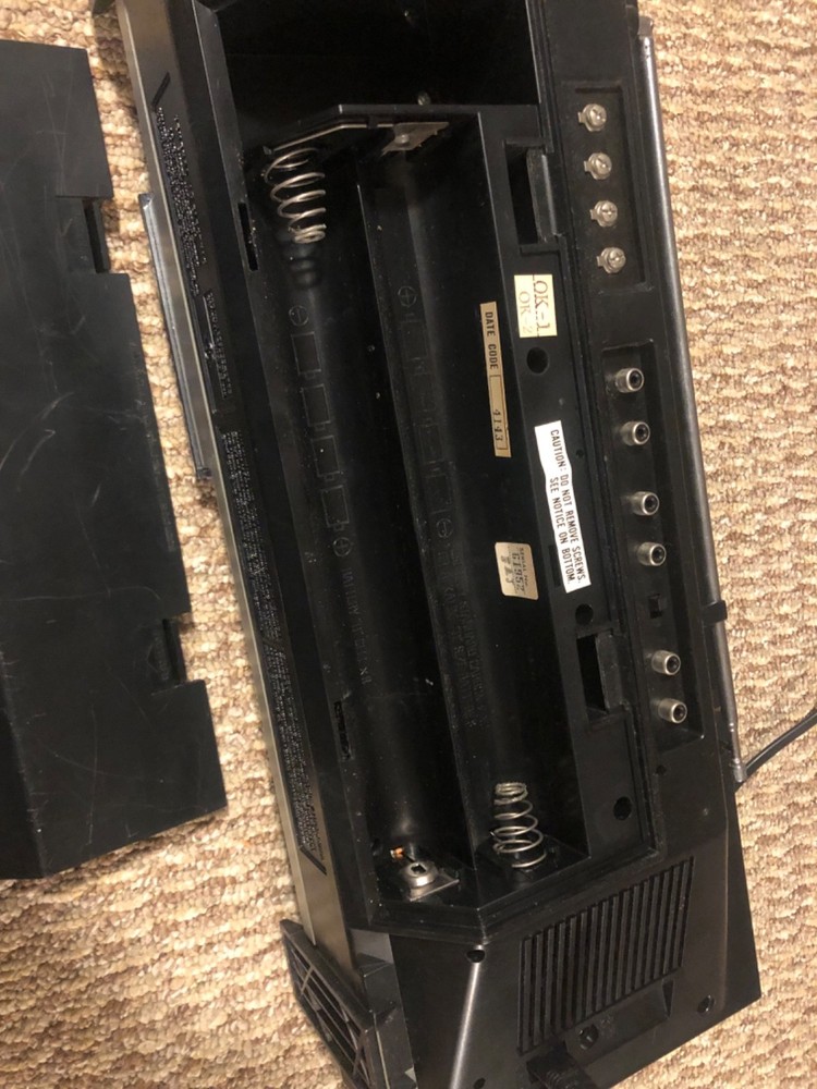 General Electric 3-5265A boombox tested!!