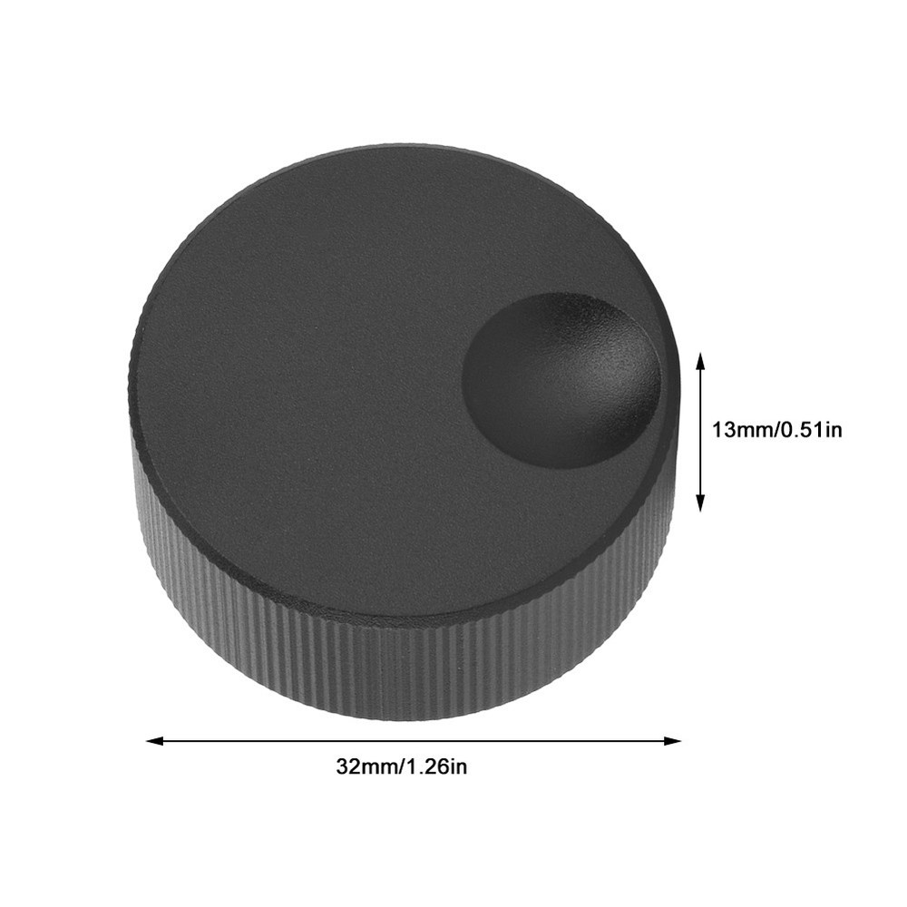 Durable Solid Aluminum Volume Control Knob For 6mm Potentiometer NEW↑