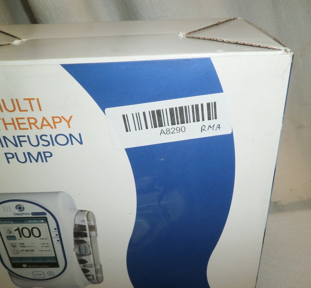 QCORE Sapphire multi therapy pump with accessories (has bad battery)