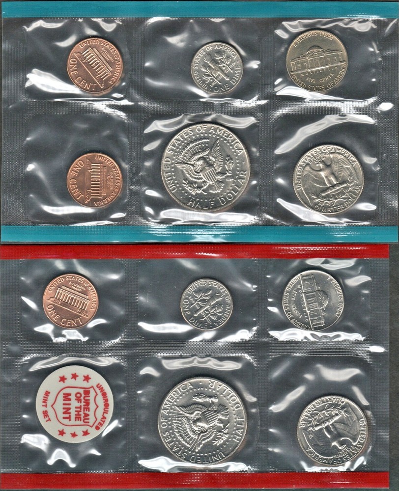 1972 UNCIRCULATED SET IN ORIGINAL US MINT PACKAGING (11 PC)