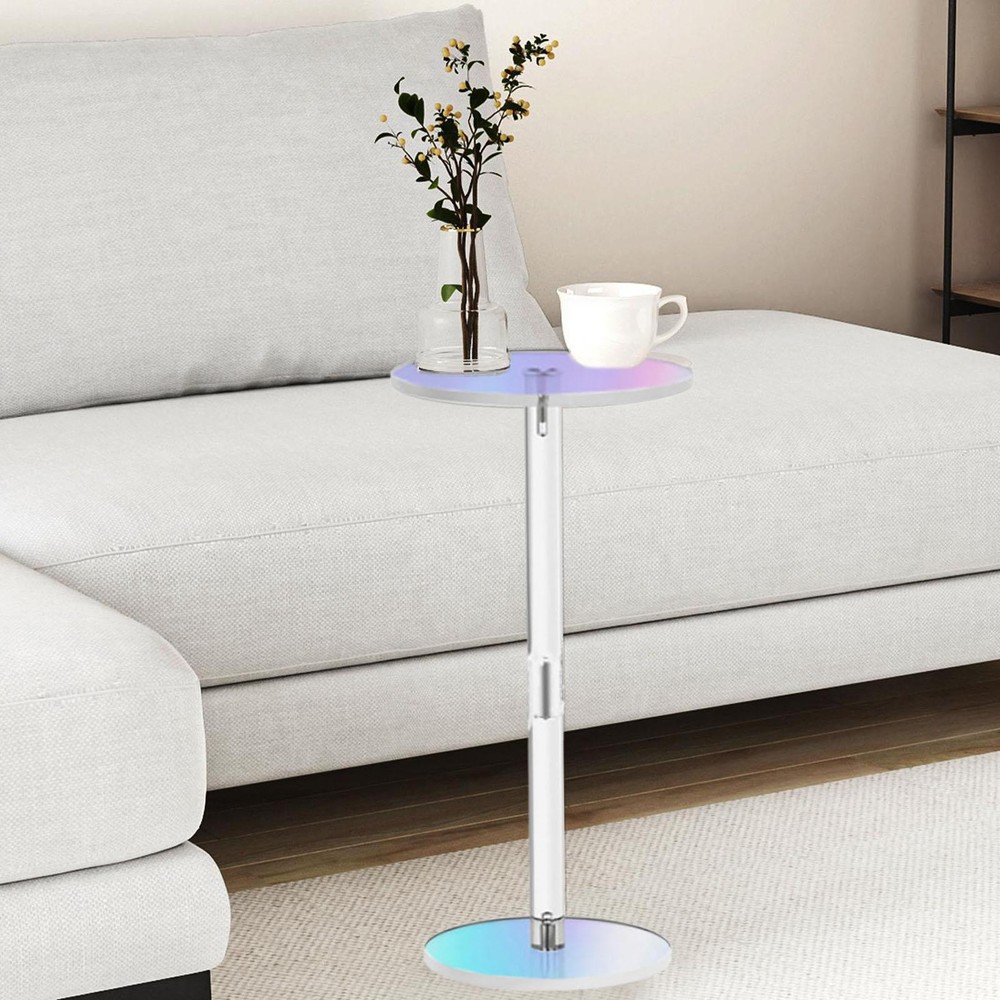 Acrylic Side Table End Table Drink Stand