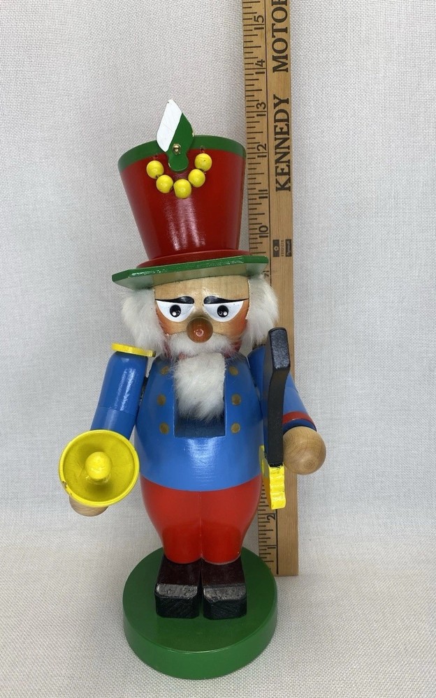 Original Steinbach Nutcracker Town Cryer 13” Bell Ringer
