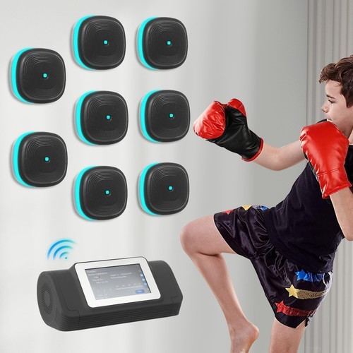 6-Light Bluetooth Colors Boxing Targets Split Musical Boxing Punching Machine