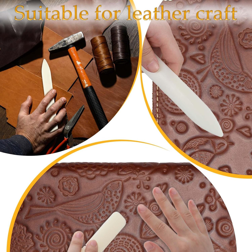 4 Pcs Bone Folder Paper Creaser Set, Folding Scoring Burnishing Crafting Scoring