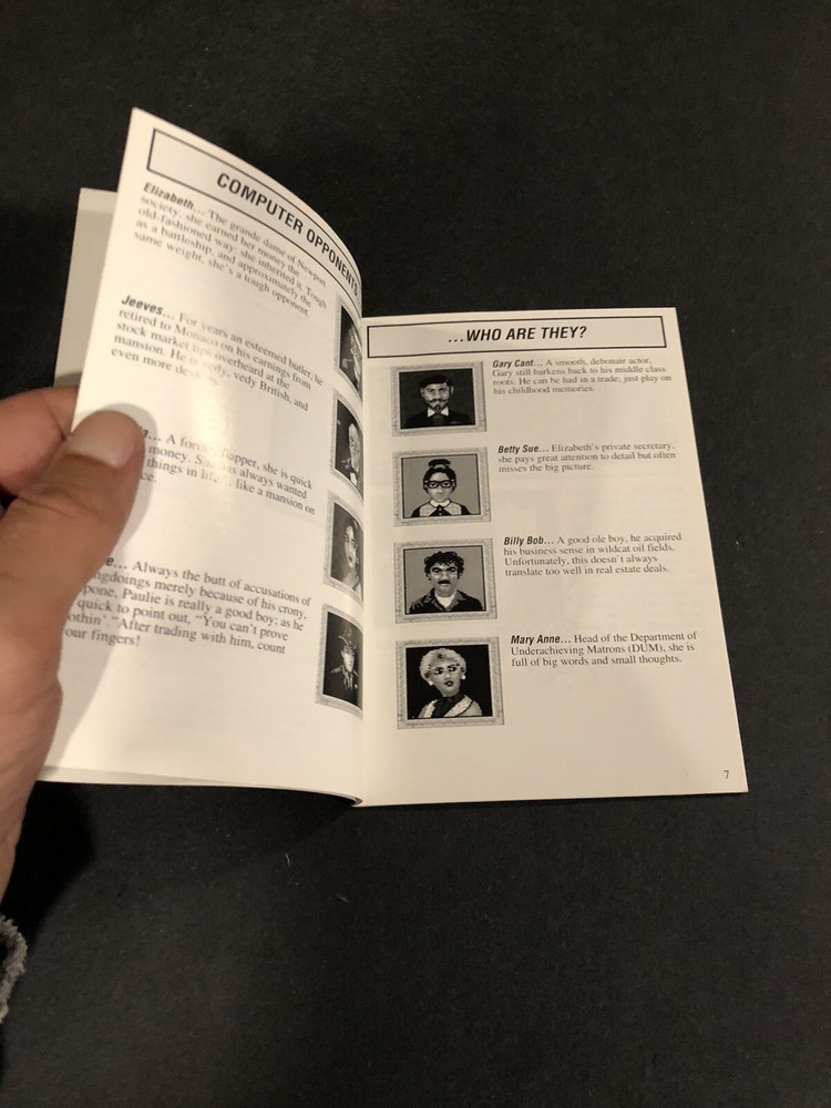 Monopoly snes manual