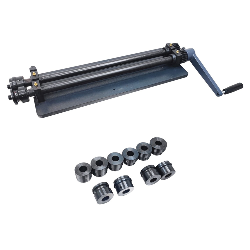 Hand Winding Machine Black Manual Edging Metal Bead Roller Create Channels 18Ga.