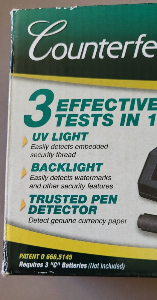 Vintage Dri Mark Counterfeit Tri-Test