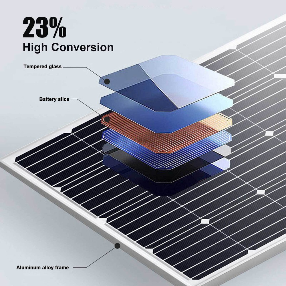 200W Monocrystalline 9BB Cell Solar Panel 200 Watts 12V High Efficiency Module