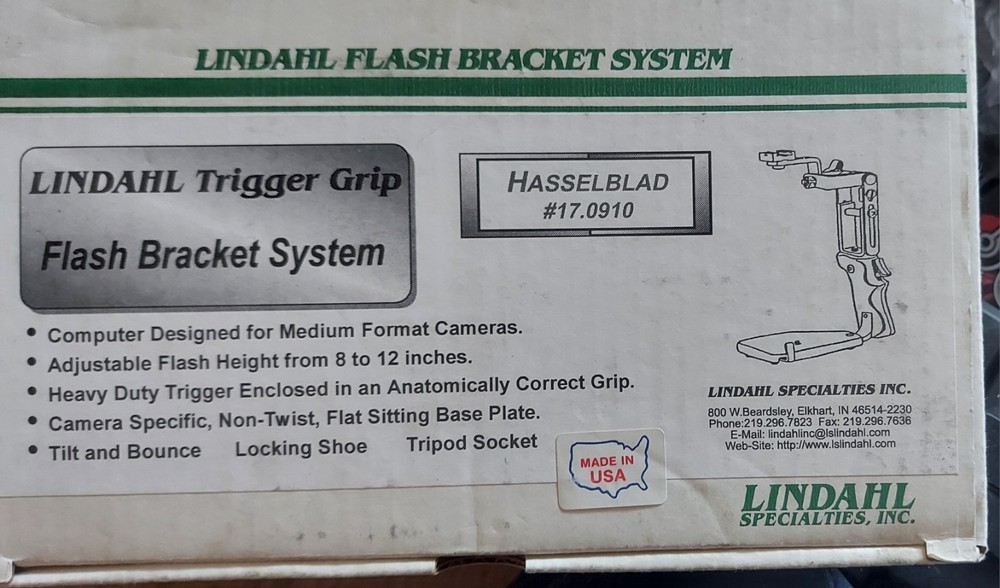 Hasselblad #17.0910 Lindahl Trigger Grip FLASH Bracket