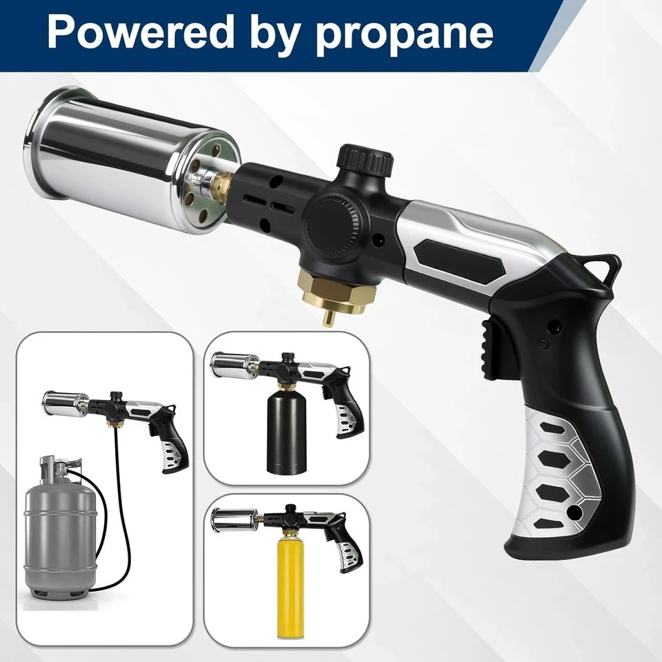 Professional Propane Torch with Powerful Adjustable Flame for Cooking...