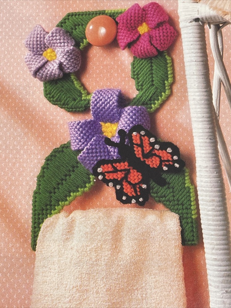 Butterfly Towel Holder Annie's Plastic Canvas Pattern