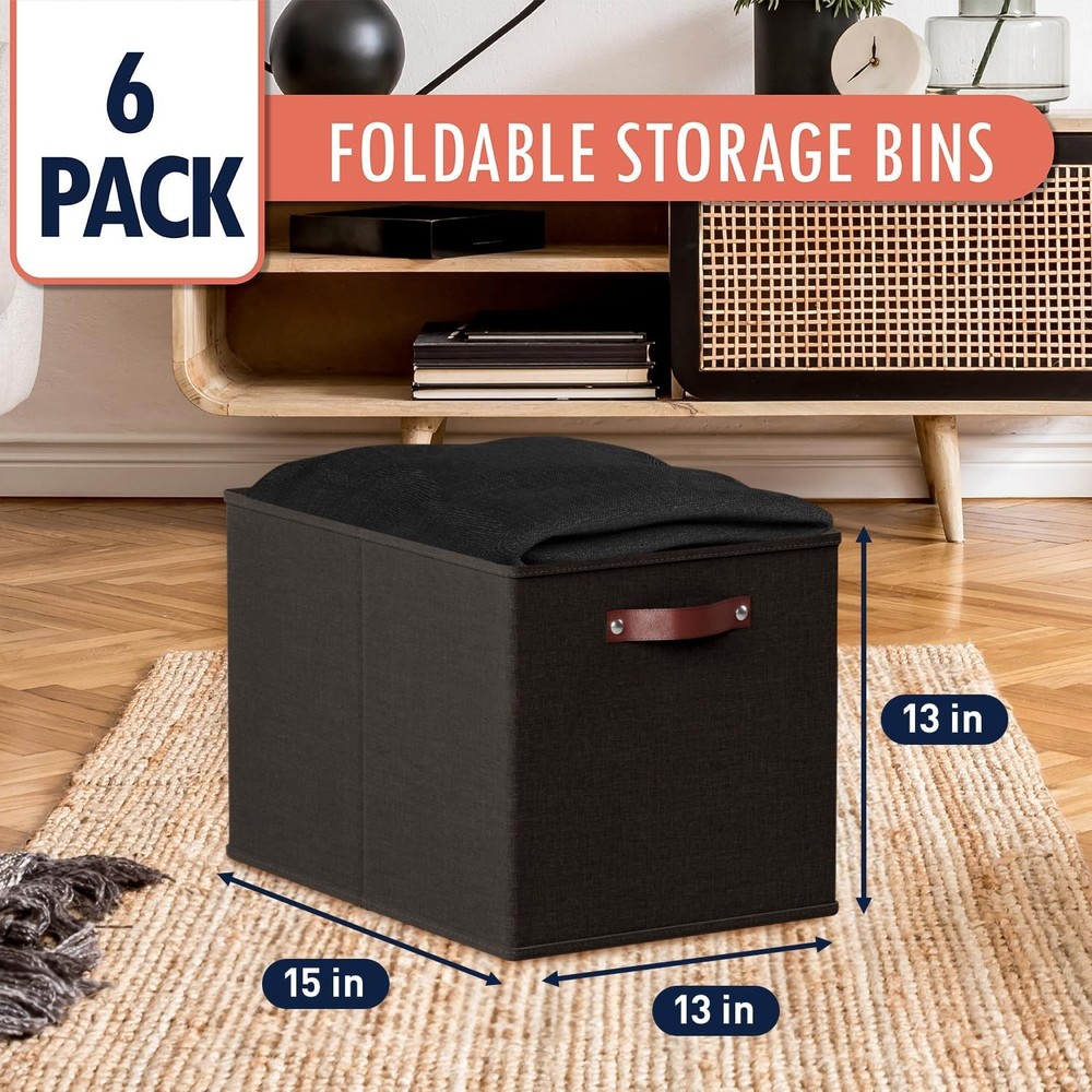 13 x 15 x 13 Karaks Storage Cube Storage Box, Foldable Storage Box