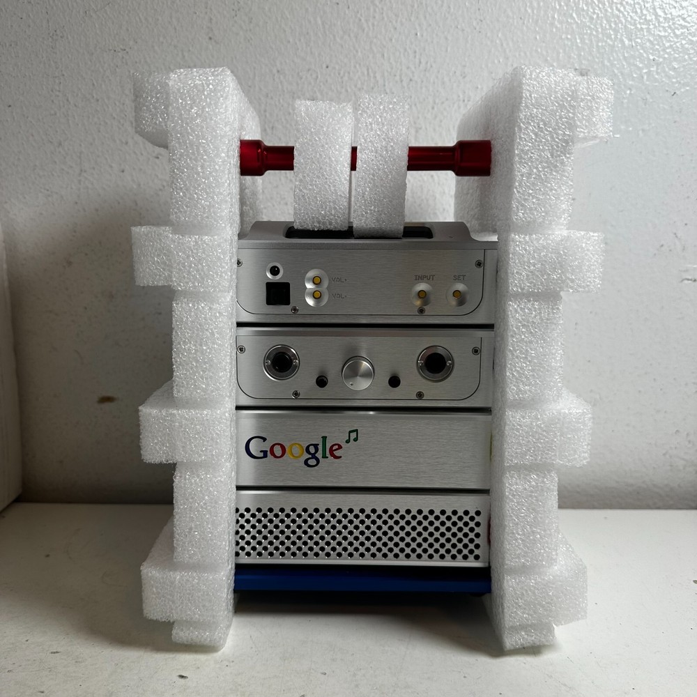 Google Chordette Carry Stereo Streaming Compact Bluetooth Digital Audio System