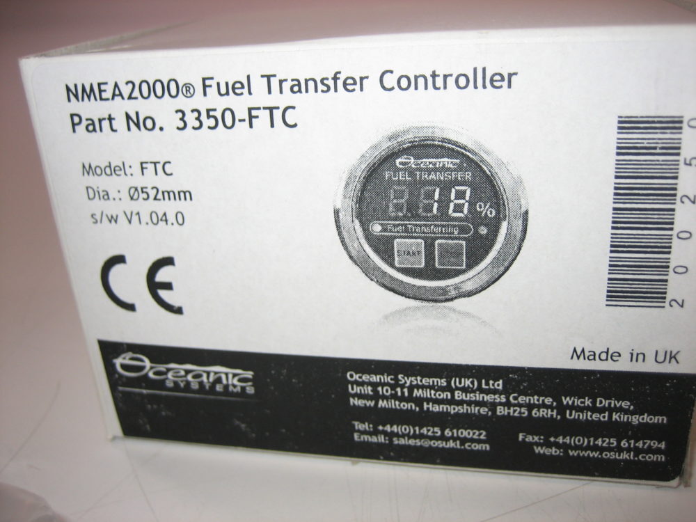 Offshore Dynamics/Oceanic Systems 3350-FTC NMEA 2000 Fuel Transfer Controller