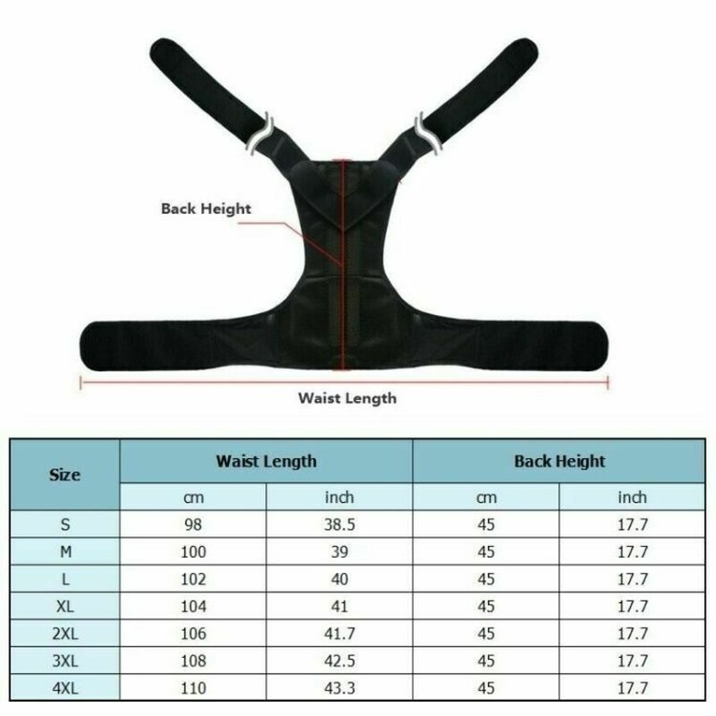 Adjustable Posture Corrector Heavy Lifting Back Support Belt Secure Safety Work