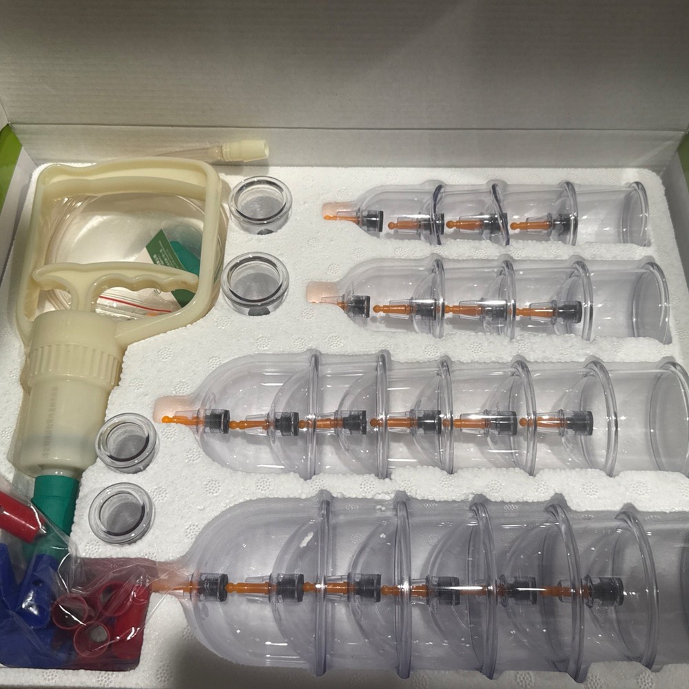 12-Cup Biomagnetic Chinese Cupping Therapy Set