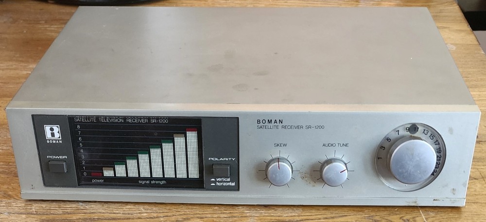 Boman Vintage Satellite Receiver SR-1200 TESTED