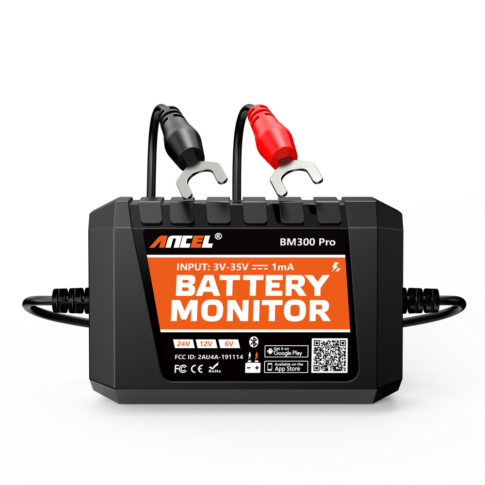 ANCEL Bluetooth Battery Tester Car Charing System For Android IOS 6V/12V/24V