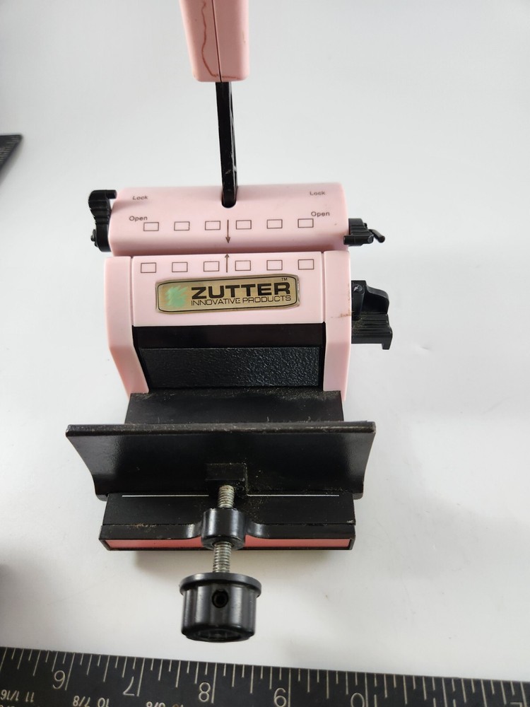 Zutter Bind-It-All V2.0 Pink Scrapbooking Binder Punch Bind Machine