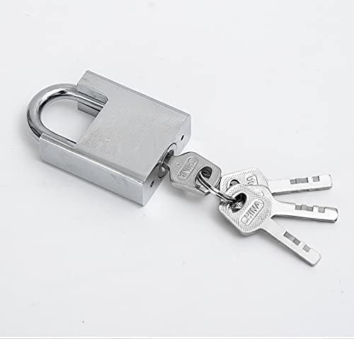 Security Chain Lock,Bike Lock, Premium Case-Hardened Silver