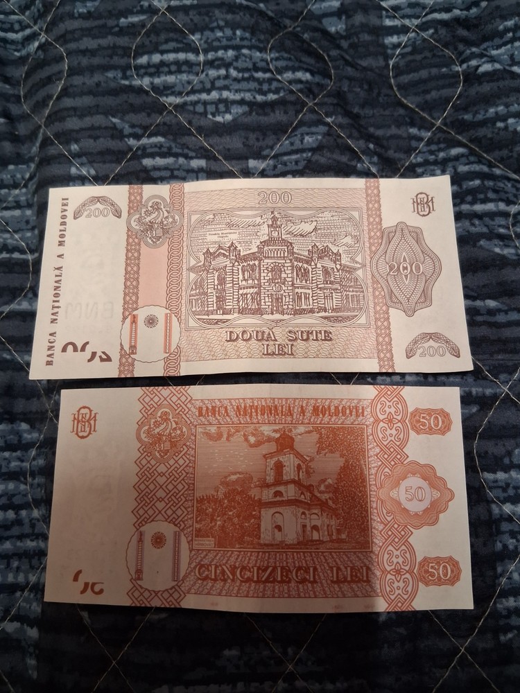 Moldovan Leu Banknotes 250 Leu