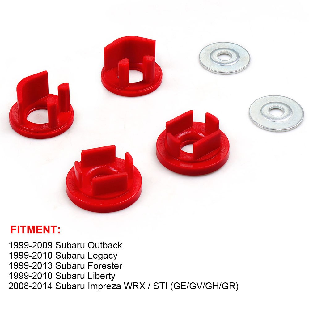 Rear Differential Support Mount Bushings Replacement For 08-14 Impreza WRX / STI