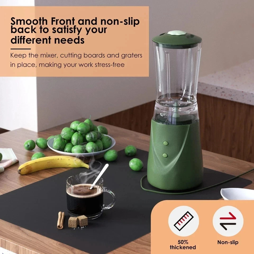 Extra Large Silicone Mat for Kitchen Worktop Protector Thickened Nonstick Hea