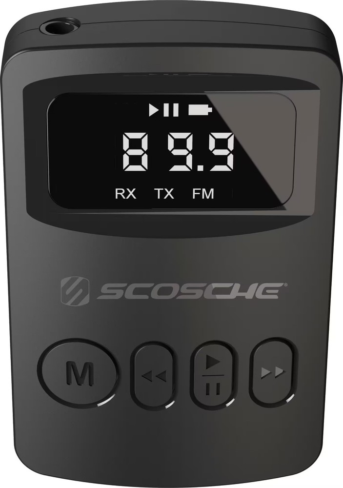 Scosche - BTFREQ Mini FM Transmitter - Black