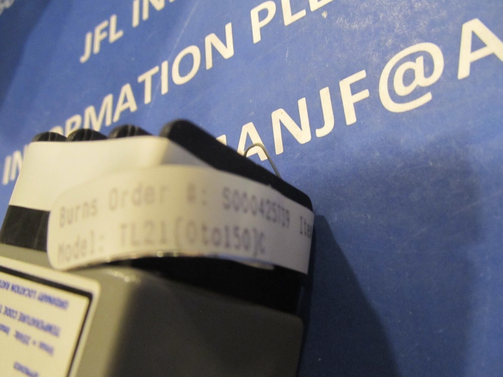 Burns Engineering TL21 Linearized RTD Transmitter, 0/150C, Unused Surplus