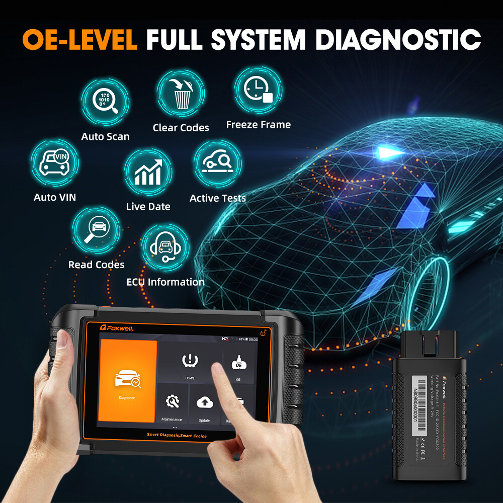 Automotive OBD2 Scanner Tire Pressure Sensor TPMS Programming Relearn Reset Tool