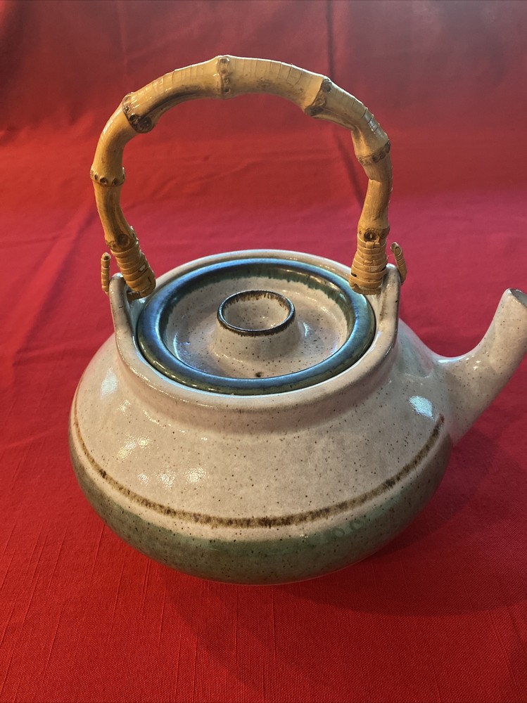 Pottery Craft Glazed Tea Pot